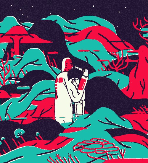 gif, илюстрации, анимация