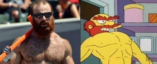 Personajes de The Simpsons en la vida real 39e07e075a990e207063f00967932647
