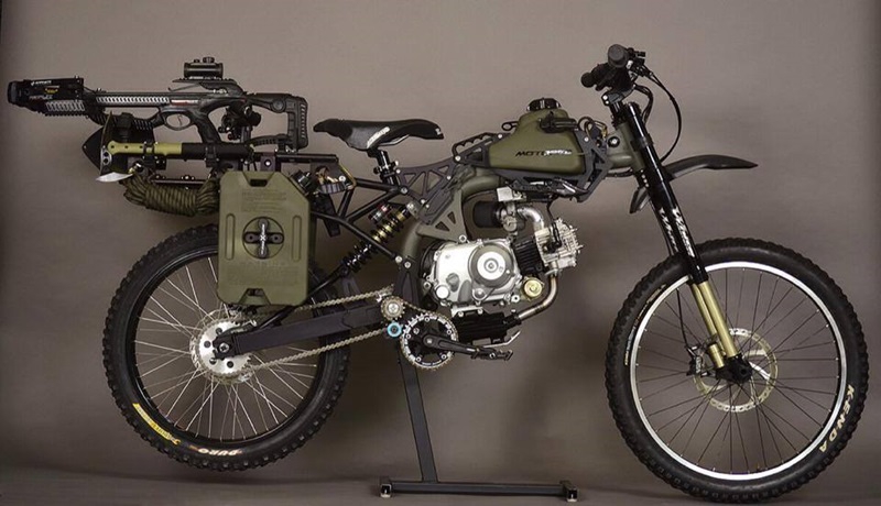 Два колеса для успешно переживших апокалипсис мопед, мото, мотопед, мотоцикл