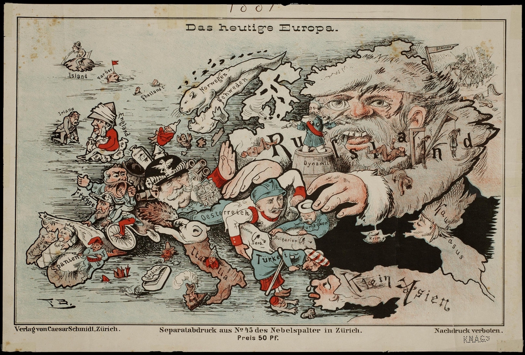 Антироссийская пропаганда в Европе с XV и до начала XX века
