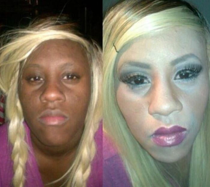 11 примеров экстримального макияжа 11 примеров экстримального макияжа девушки, макияж