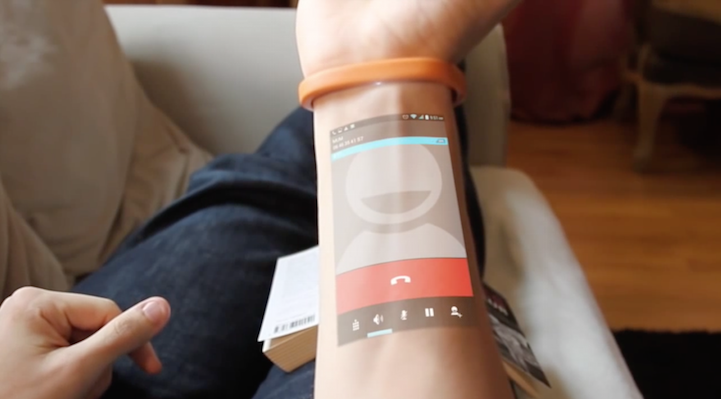 Cicret Bracelet – технологии на руке видео, ноу-хау, хай-тек