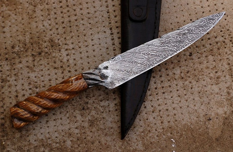 Как выковать нож из фрезы по металлу