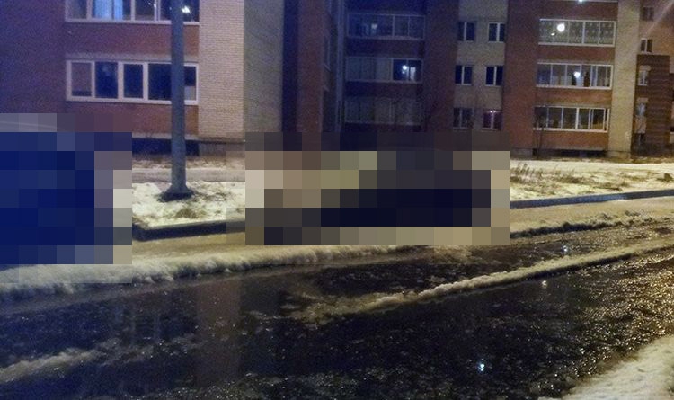Водителя ждёт сюрприз Водителя ждёт сюрприз вода, лед, прорыв трубы