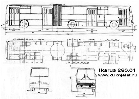 ����������� ��� Ikarus-280  Ikarus-280, �������, ������, ������������ ���������