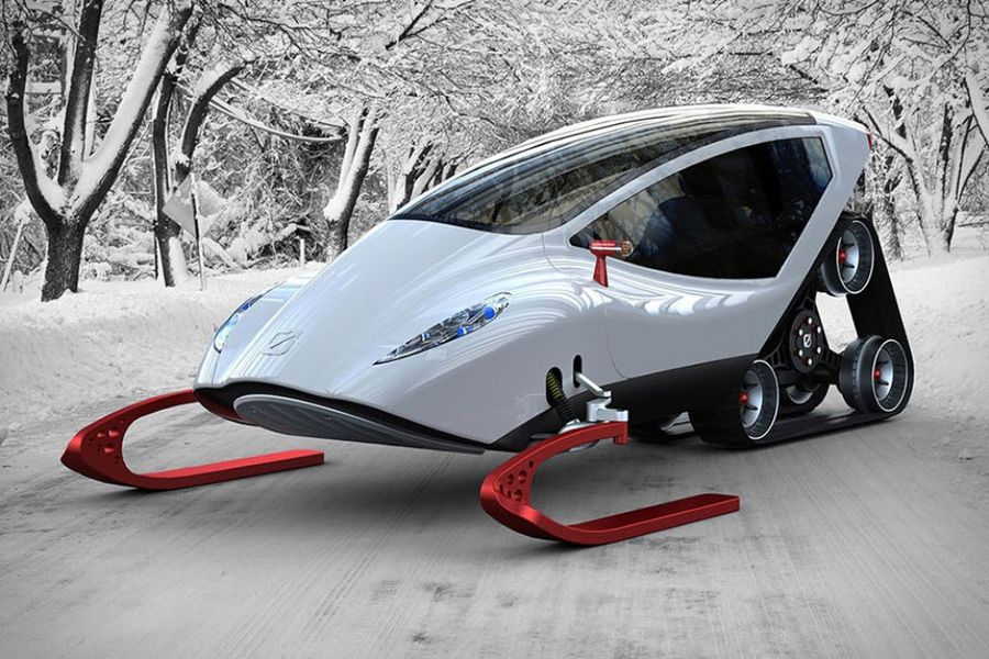 Snow Crawler снегоход будущего autoblog md Snow Crawler снегоход будущего autoblog md