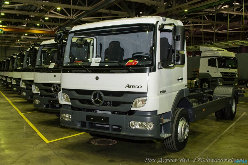 Как производят грузовики Mercedes-Benz в Набережных Челнах mercedes-benz, Как производят, в Набережных Челнах, грузовики