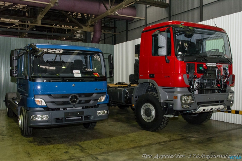 Как производят грузовики Mercedes-Benz в Набережных Челнах mercedes-benz, Как производят, в Набережных Челнах, грузовики
