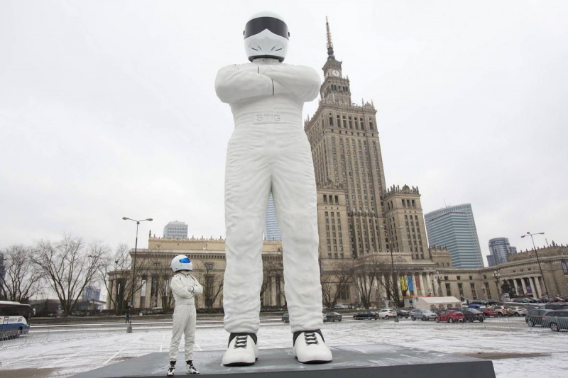 stig statue warsaw top gear stig statue warsaw top gear
