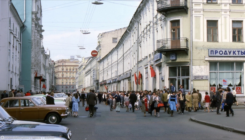  Прогулка по Москве 1986 года 1986 год, история, москва