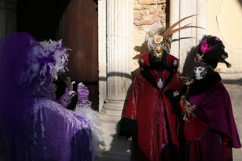 Карнавал в Венеции венеция, карнавал, костюм, маски