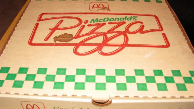 В 1989 году Макдональдс продавал пиццу еда, интересное, макдональдс, факты