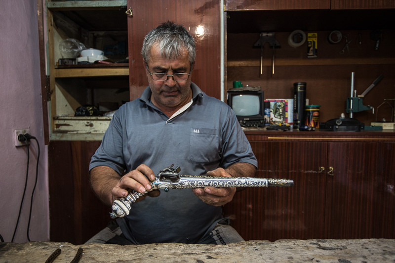 Оружейные мастера Дагестана дагестан, мастерская, оружие