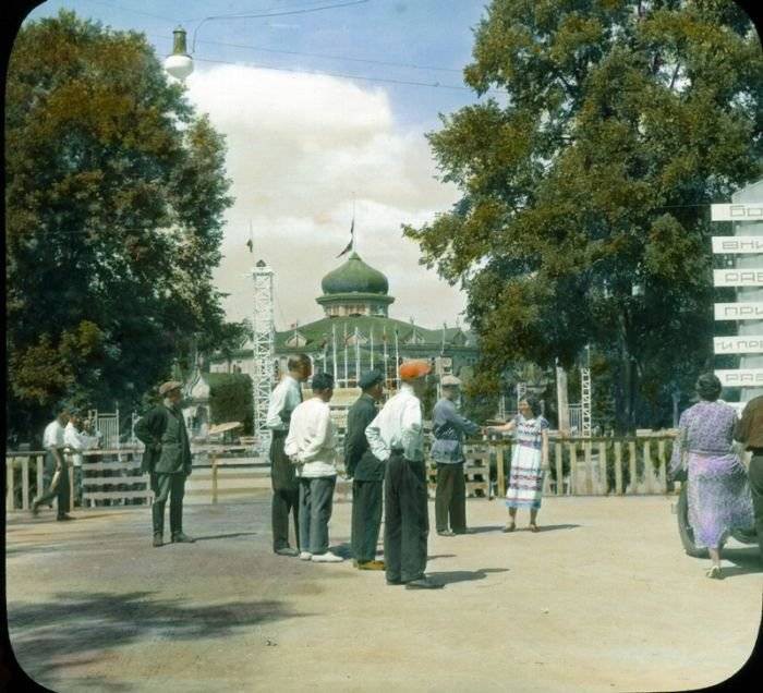 Редчайшие снимки Москвы 1931 года в цвете в цвете, история, москва, фото
