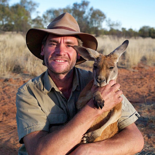 Суррогатный «родитель» для кенгурят Крис Барнс благотворительность, животные, кенгуру