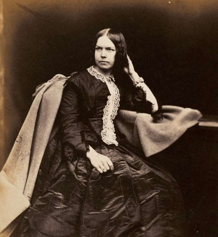 8. Портрет женщины, сделанный примерно в 1854 году.  история, фото