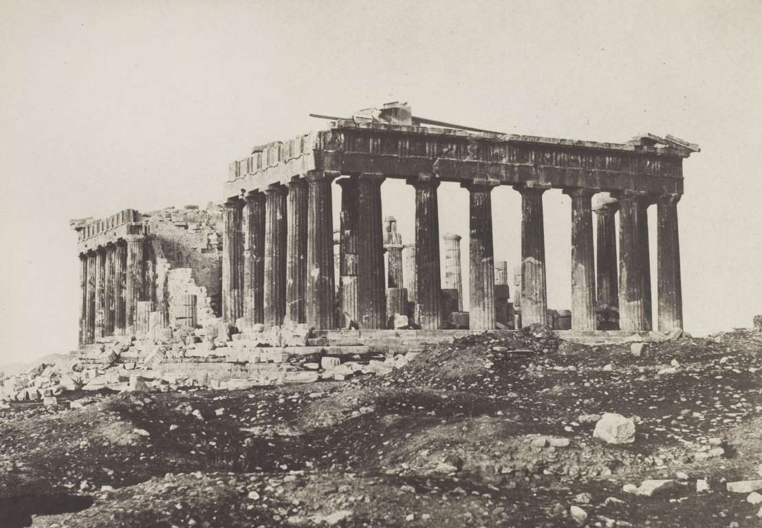13. Парфенон в Акрополе, в Афинах, 1852 год. история, фото