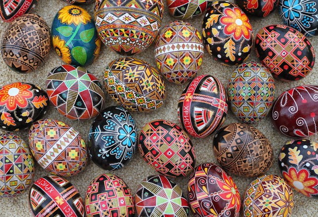Украина в мире, пасхалка, яйца