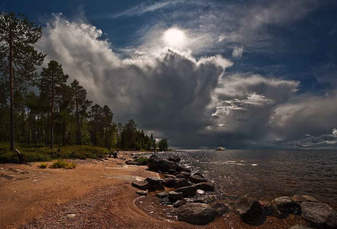 Топ-10 самых больших озер в России озеро, россия