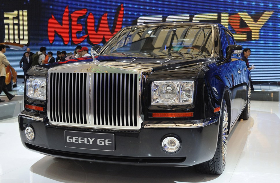 Топ-10 самых удачных китайских клонов 1. Geely GE китайский автомобиль, копия, реплика