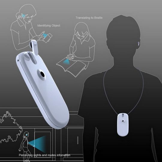 1. Electronic "eyes" for the blind (Designer - Youngseong Kim and Eunsol Yeom) things creative, most