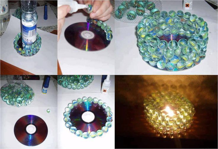 Поделки из дисков — оригинальные идеи и примеры создания элементов дизайна (120 фото и видео)