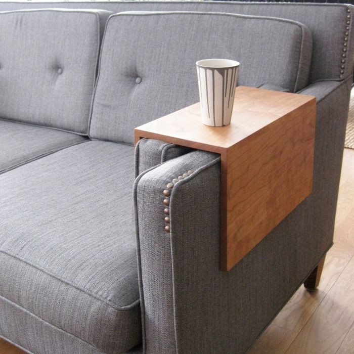 Armrest for sofa-table design, idea, creativity