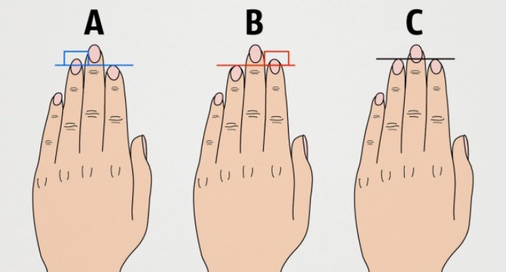 Вот что длина пальцев руки говорит о вашем характере тест, человек
