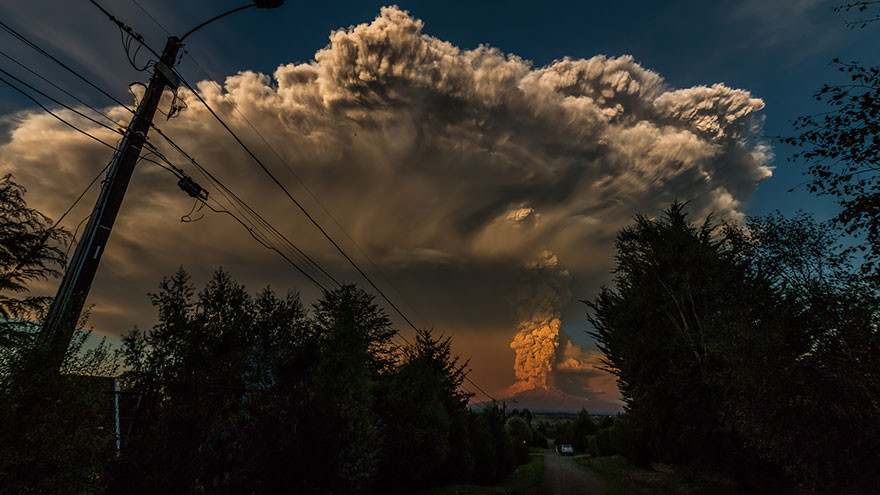 20 впечатляющих фотографий извержения вулкана Кальбуко в Чили Кальбуко, вулкан, извержение, чили