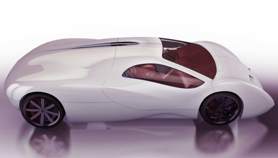 Прототип самого быстрого автомобиля Прототип самого быстрого автомобиля LM2, Streamliner, авто, гиперкар, концепт, прототип