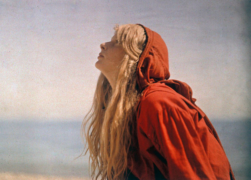 Кристина в красном: редкие цветные фотографии 1913 года Кристина, ретро, фото, цвет