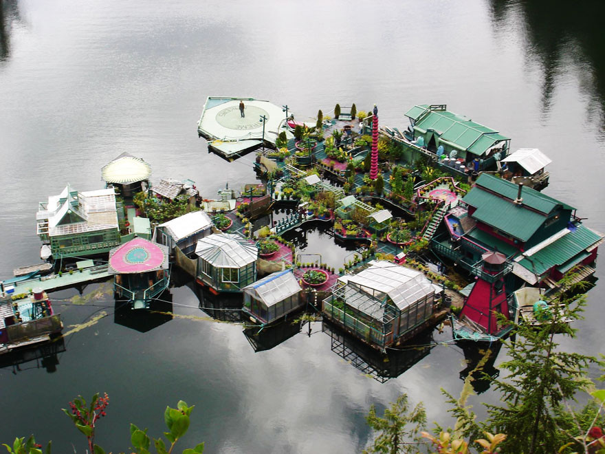20 лет строили собственный остров бухта, канада, остров, пара