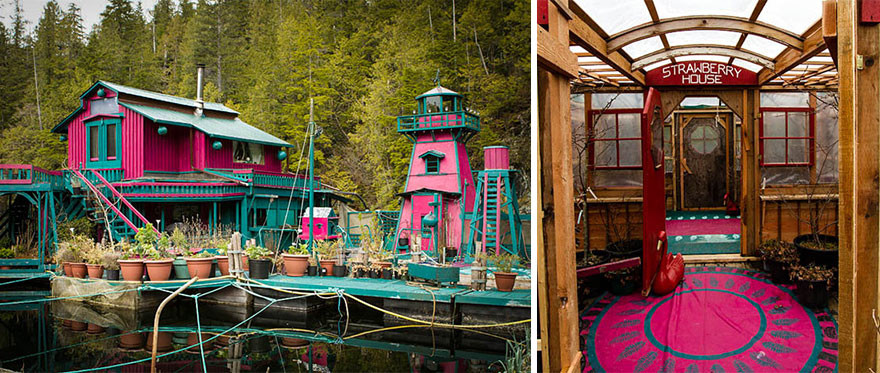 20 лет строили собственный остров бухта, канада, остров, пара