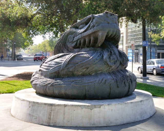 2. Кетцалькоатль в Сан-Хосе статуи, ужас