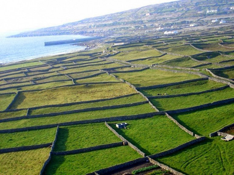 Каменные стены Ирландии ирландия, стены