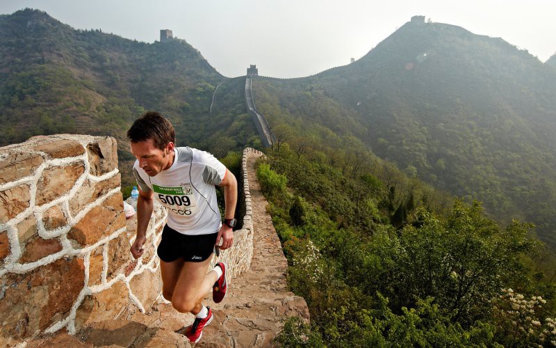 Great Wall Marathon интересное, люди, марафон, мир, спорт