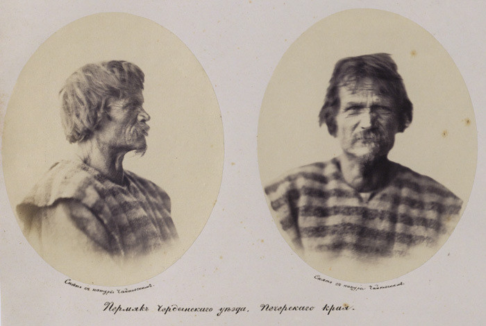 Пермяк Чердынского уезда, Печерского края, 1868 г. люди, пермь, россия