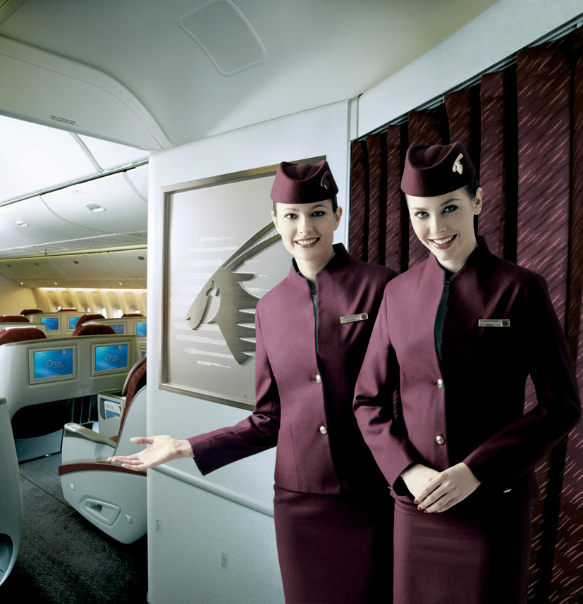 8-е место - стюардессы еще одной крутой арабской авиакомпании - Qatar Airways. Форма очень аккуратная. Не вызывающая, но, как мне кажется, подчеркивает хорошенькие фигуры молоденьких проводниц. девушки, красивые, рейтинг