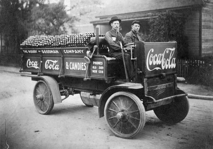 Доставка Кока–Колы, Knoxville, Tennessee, 1909 прикол, редкие кадры, факты