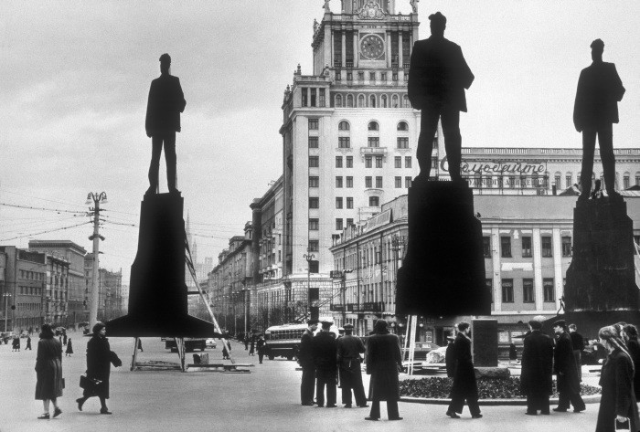 Выбор места для памятника Владимиру Маяковскому. Москва, 1958 прикол, редкие кадры, факты