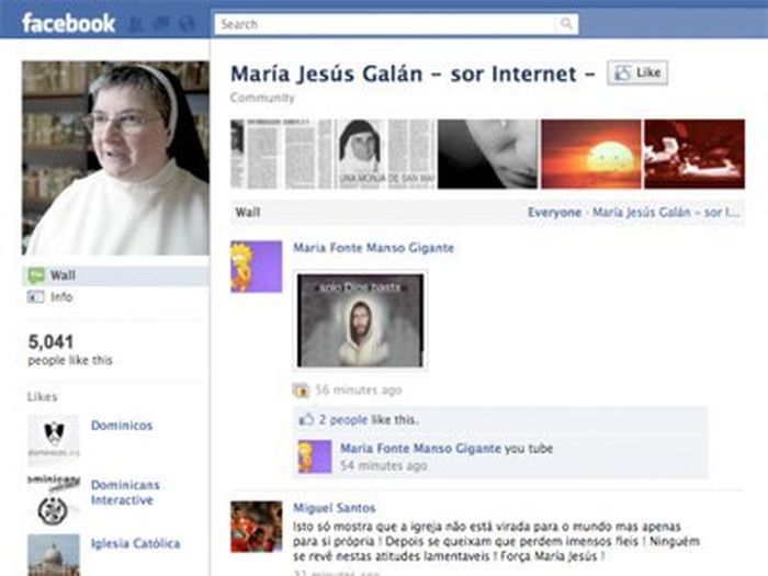 8. Монахиня facebook, работа, увольнение
