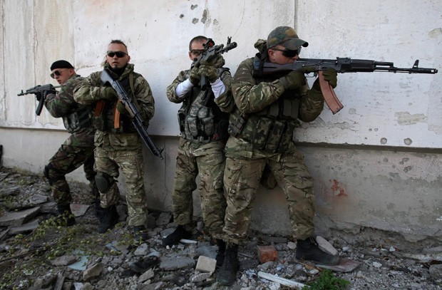 Украинские боевики готовятся к вторжению в Россию война, крым, россия, украина