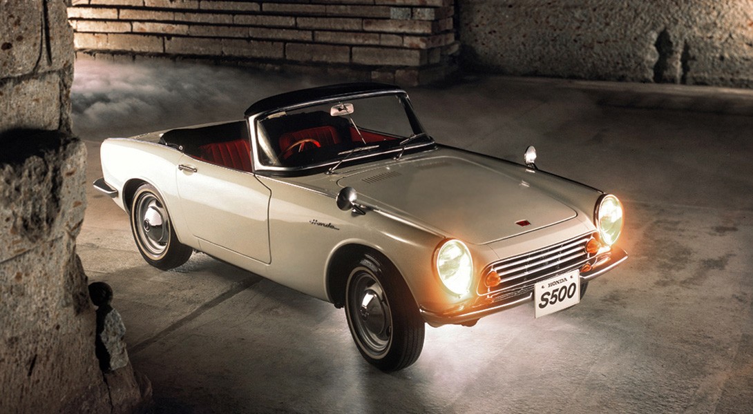 Honda S500, 1963. Топ-20 лучших японских спорткаров Honda S500, 1963. авто, спорткары, японские автомобили, японский автопром