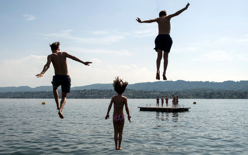 Цюрихское озеро, Швейцария интересное, фото