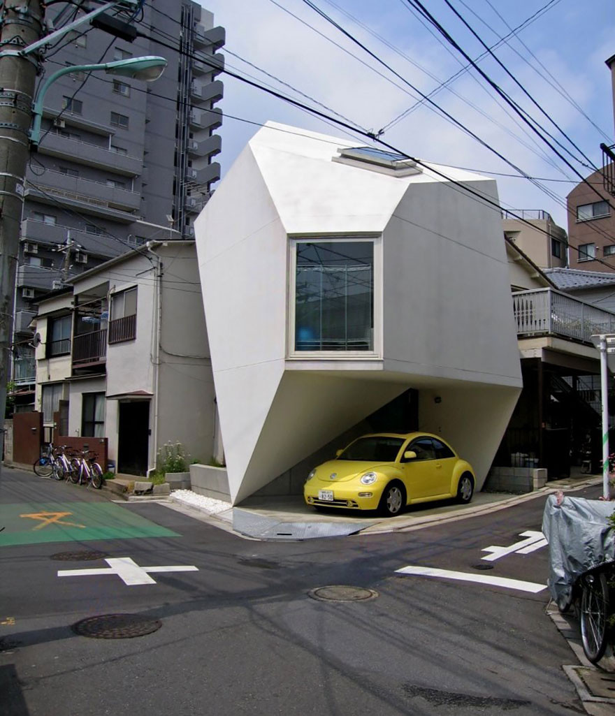 2. Дом в форме природного минерала в Токио вместительность, дом, размер