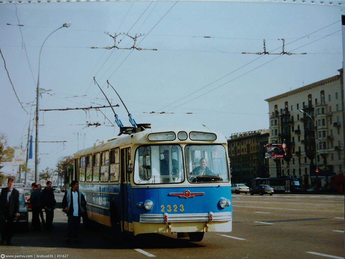 Троллейбус на Соколе. 90-е, москва, фотографии