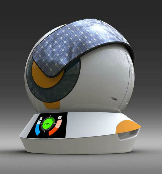 1. Футуристическая стиральная машина Eco Ocular дом, технологии, устройства