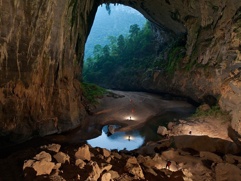 Шондонг - самая большая пещера в мире водопад, долина, лес, пустыня