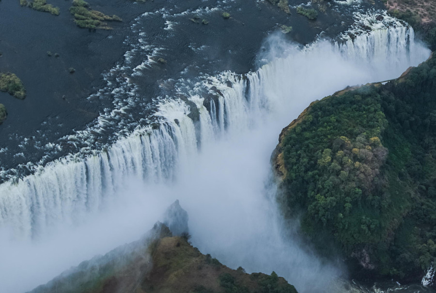 Водопады сверху выглядят еще круче водопады, природа, фото