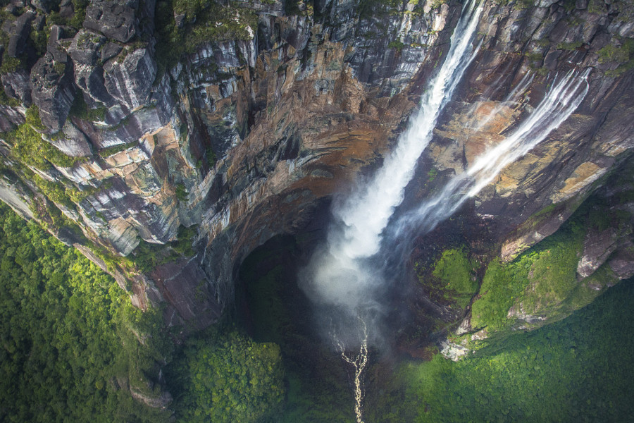 Водопады сверху выглядят еще круче водопады, природа, фото